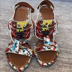 Proenza schouler pitons snake sandals size 38.5